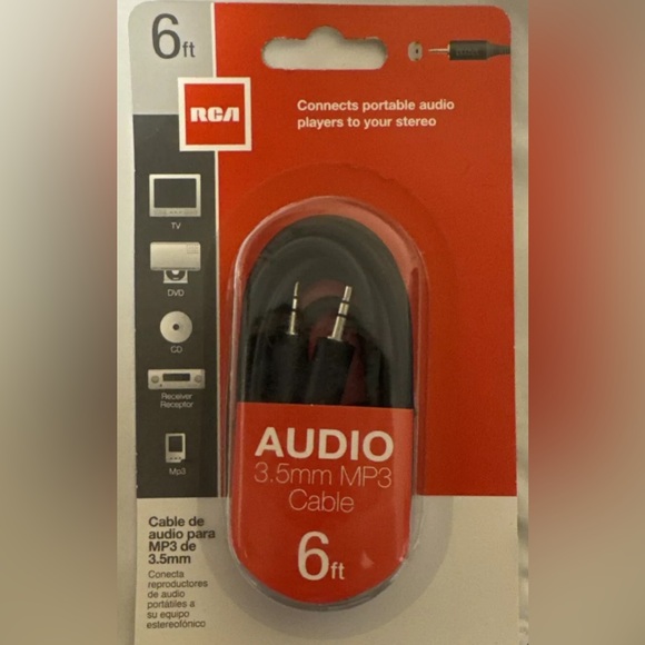 RCA Aux Cable NWT - Picture 1 of 2